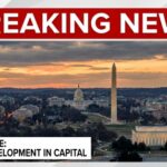 BREAKING: Politician MURDERS Wife in Basement… Aerial view of Washington D.C. at sunset with notable monuments