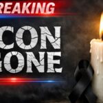 SHOCKING DEATH Rocks Nashville — Country Icon GONE… A lit candle beside a black ribbon with the text 'BREAKING ICON GONE'