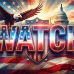 Cop’s BRUTAL Takedown Inside Walmart Goes Viral… Patriotic graphic featuring an eagle, the Capitol building, and the word 'WATCH'