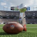 BREAKING: Legendary NFL Star’s MYSTERIOUS Death Shocks Fans… NFL trophy and football on the field in a stadium