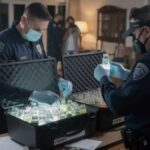 FBI’s SHOCKING ‘764’ Scandal Unveiled FBI agents examining evidence in a home setting