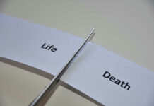 LOOK Who’s PUSHING Death-Penalty BOMBSHELL! Scissors cutting paper labeled Life and Death