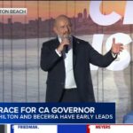 Shock Poll Upends California Steve Hilton speaks after taking early lead in California governor's race