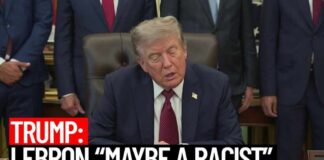 Trump Calls LeBron James "Maybe a Racist" After Jordan Comparison Question