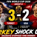 Turkey STUN USA 3-2! Last-Second Winner Shocks Group D | FIFA World Cup 2026