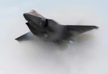 The Spy Plane That Never Took Off Stealth fighter jet piercing a vapor cloud