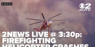 2NEWS LIVE @ 3:30p: Firefighting helicopter crashes near Widemouth 2 Fire in Utah