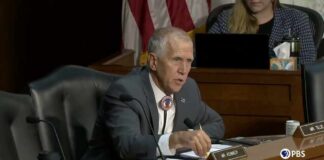 WATCH: Tillis says he won't vote to confirm Blanche unless nominee meets with Epstein survivors
