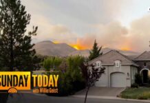 Wind-Whipped Inferno Targets Reno Nevada Gov. Declares State of Emergency as Hawk Fire Spreads