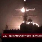 Two-Hour Barrage Hits Iranian Command U.S. and Iran carry out new strikes