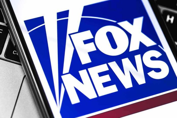 Fox News logo displayed on a smartphone screen