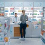 Getting a Flu Shot? Skip This First Yvonne Li assisting a customer at a pharmacy counter
