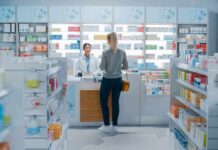 Getting a Flu Shot? Skip This First Yvonne Li assisting a customer at a pharmacy counter
