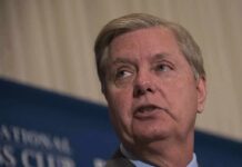 The Capitol Lost One Of Its Loudest Voices Lindsey Graham speaking at an event