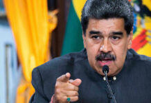 Brutal Methods Exposed – Maduro Implicated Nicolás Maduro speaking at a podium, pointing forward