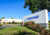 Boeing’s Largest MAX Cleared At Last Boeing office building with signage and landscaping.