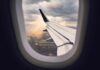 Court Clampdown, U.S. Entry – Guess Who Landed airplane wing seen from window during descent