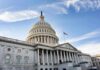 Forecasts Flash Red For GOP United States Capitol building under a blue sky