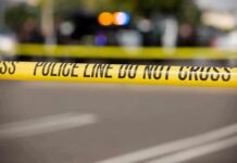 Catch-And-Release Claim Sparks Fury Police tape cordons off a street