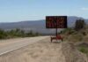Silent Nukes? Nevada Just Cracked The Code Electronic roadside sign warning of nuclear testing in desert