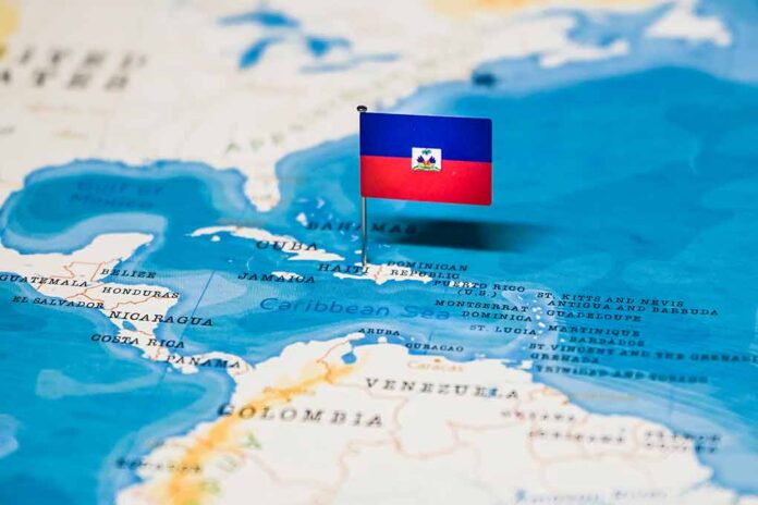 1326826088 featured image Haitian flag pin on map in the Caribbean.